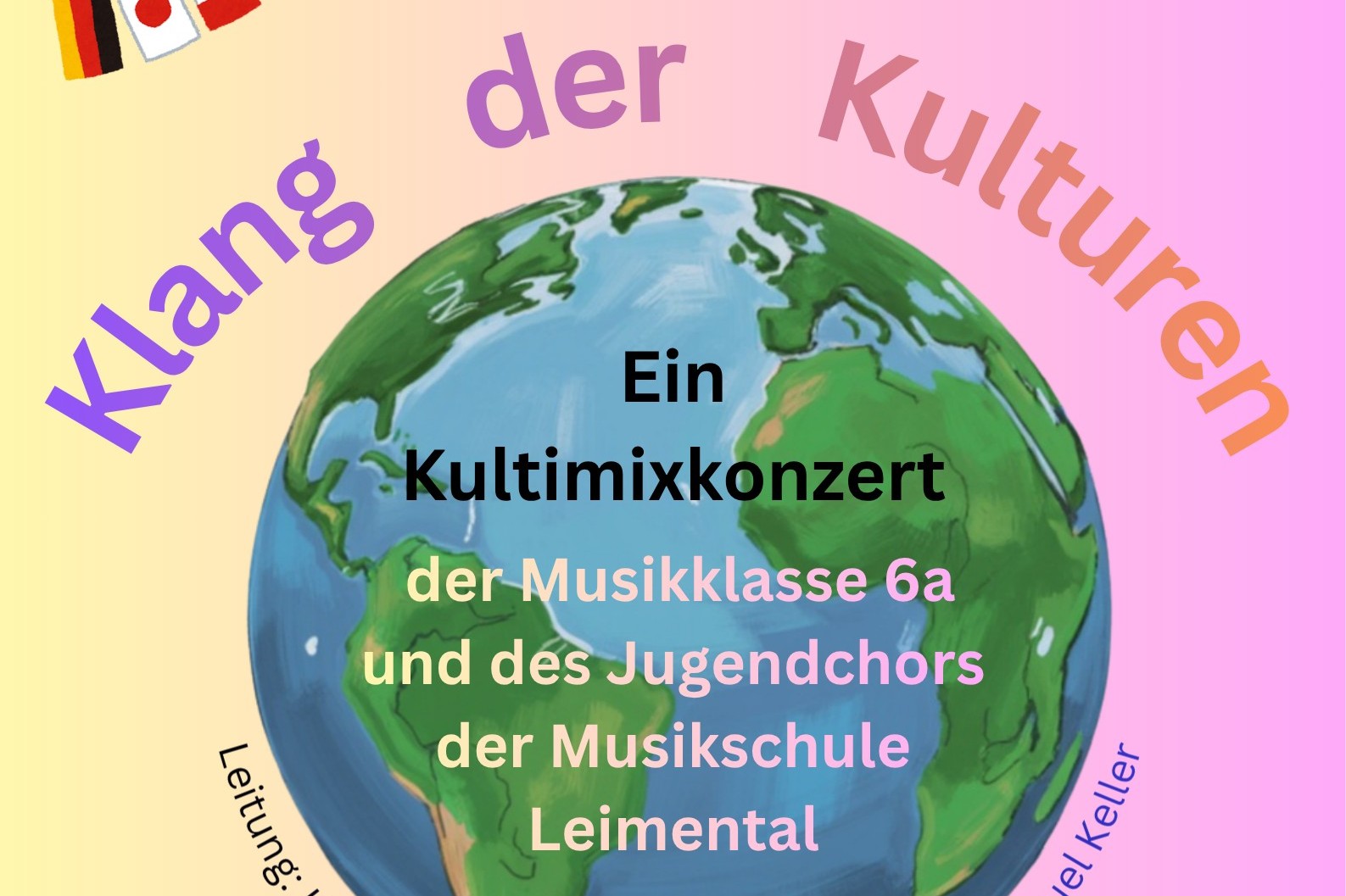 Weisser und blauer Planet Erde Tag Poster gross